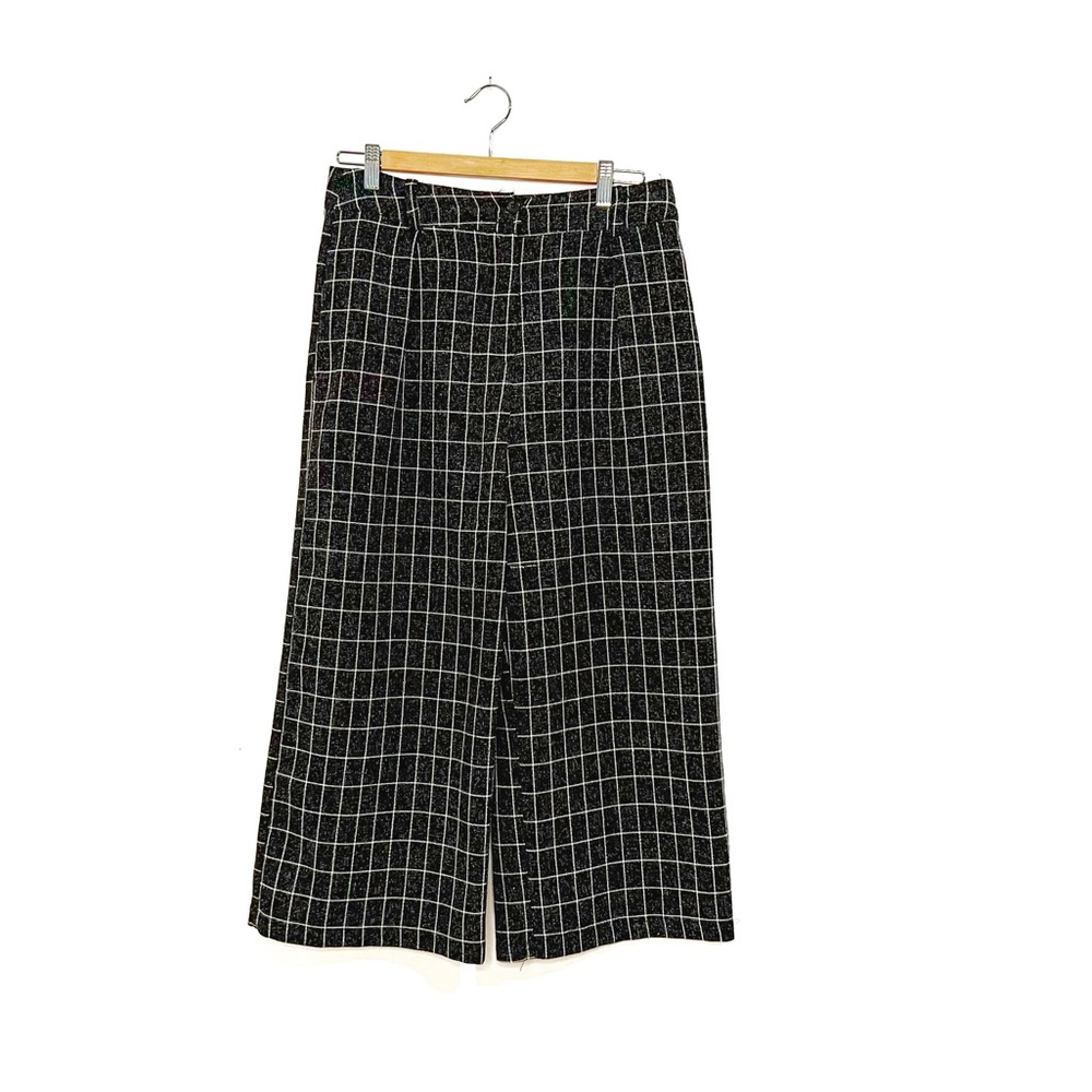 Topshop | Wide Leg Grid Pants